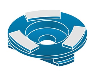 Алмазная фреза GB 3 - 80/60 мкм